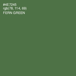 #4E7245 - Fern Green Color Image